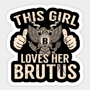 BRUTUS Sticker